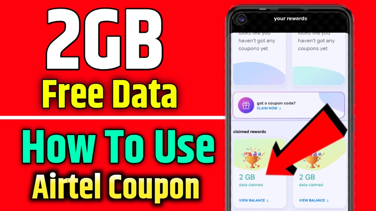 Airtel Free Data 2GB COUPON 